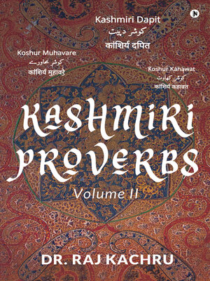 cover image of Kashmiri Proverbs, Volume II